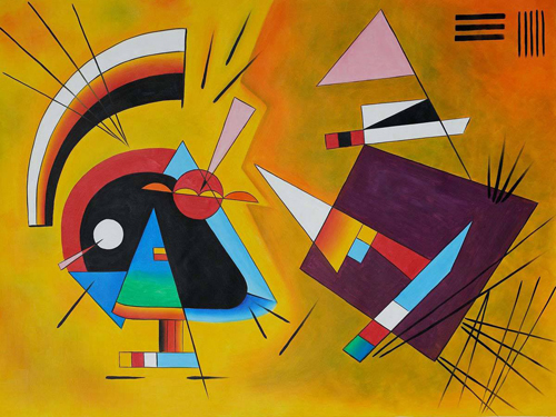 Kandinsky Black and Violet